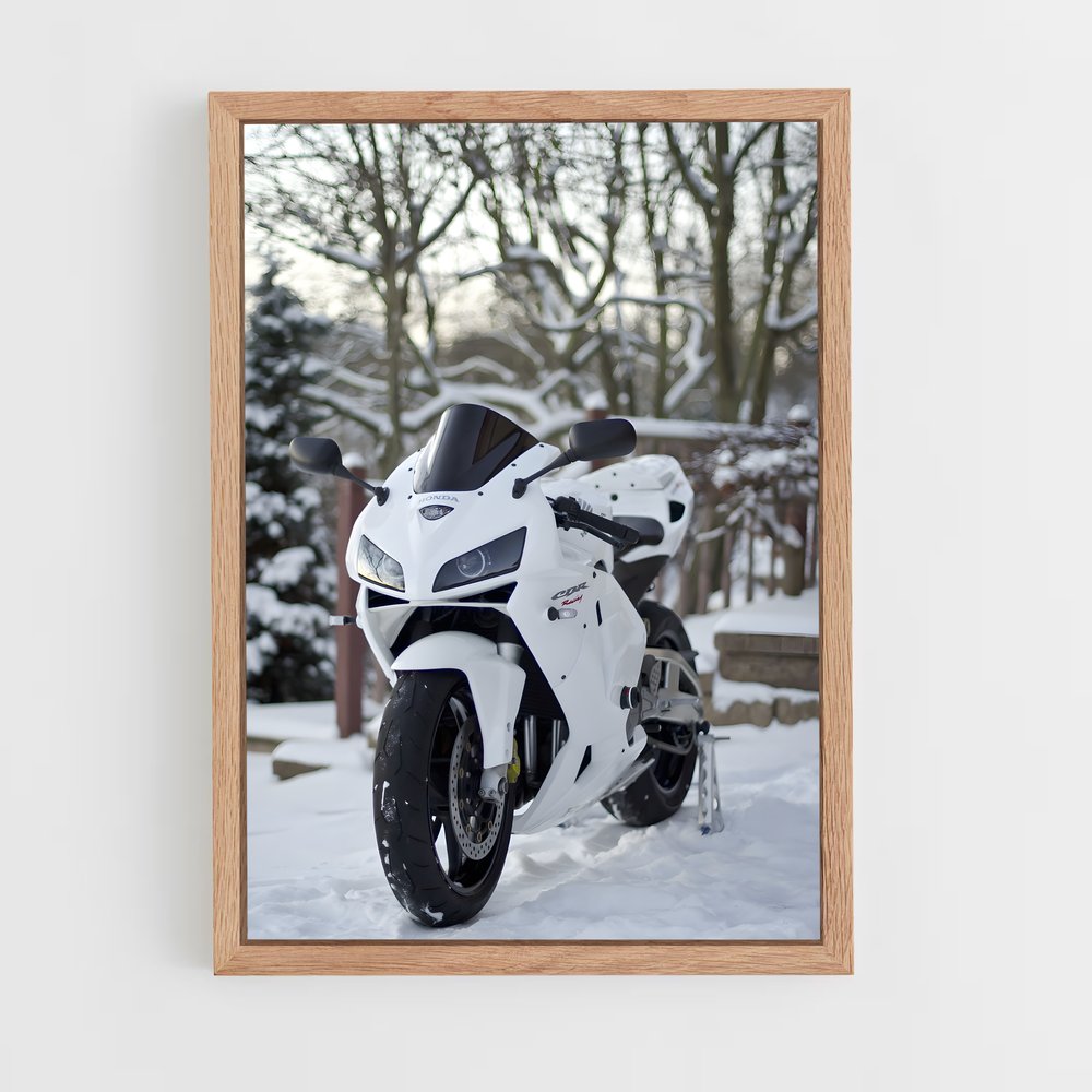 Poster Moto Hivernale – affiche Beta (vue 4)